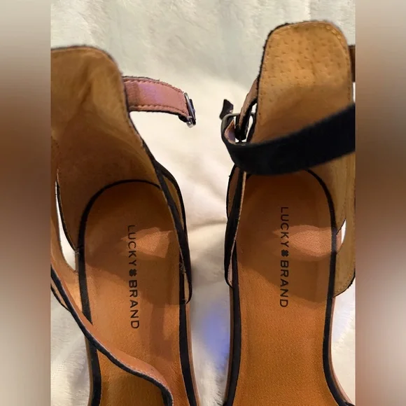 Lucky Brand Black and Brown Women's Sandals - Picture 12 of 13
